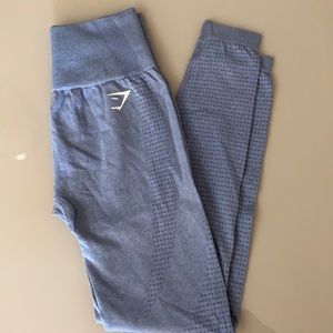 Light blue gym shark leggings. Still have the original bag.